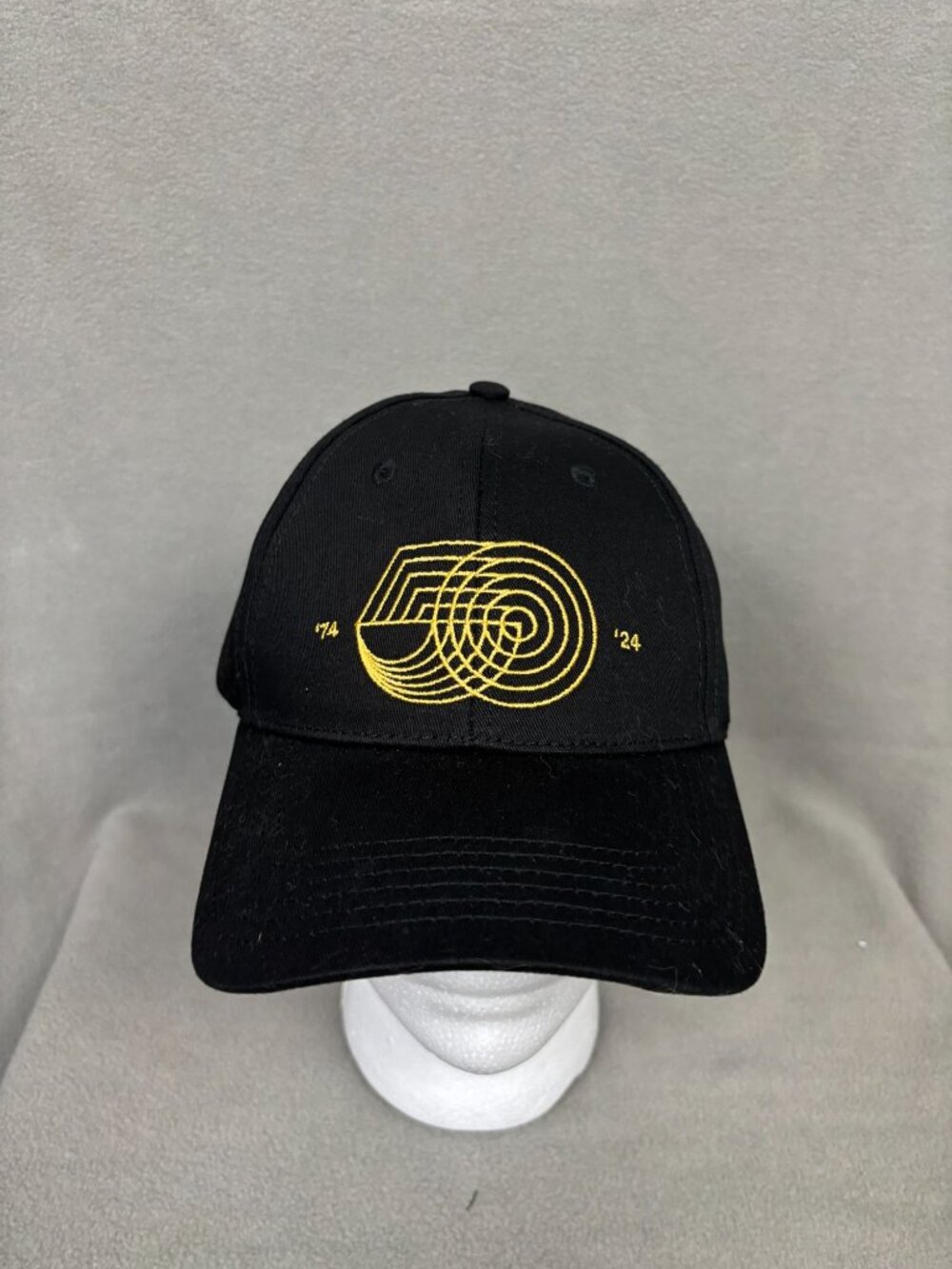 D'addario Black Baseball Hat 50th Anniversary Adjustable Embroidered OS NWOT